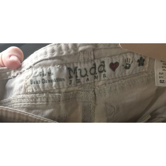 MUDD Girl's Size 8 Pants with Green Cloth Belt New with tags - Picture 9 of 11